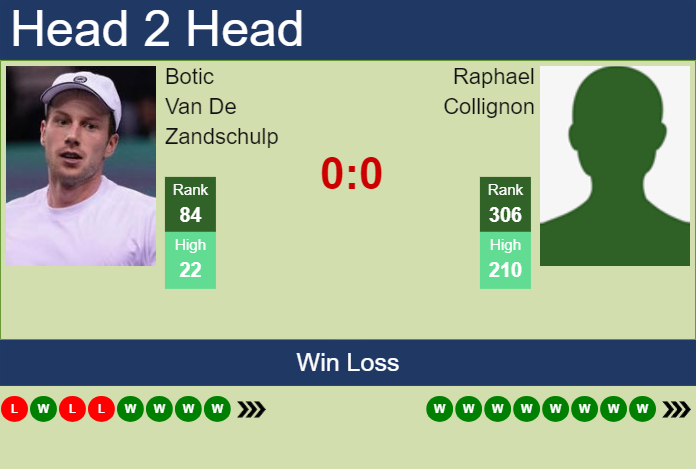 H2H, prediction of Botic Van De Zandschulp vs Raphael Collignon in Luedenscheid Challenger with odds, preview, pick | 3rd August 2024