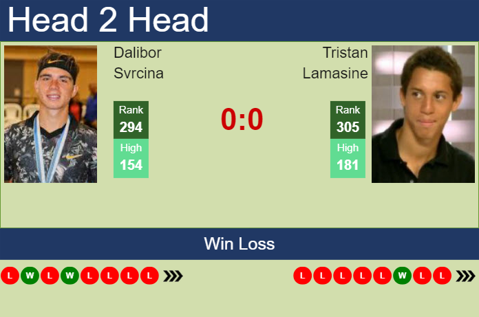 H2H, prediction of Dalibor Svrcina vs Tristan Lamasine in Bonn Challenger with odds, preview, pick | 5th August 2024