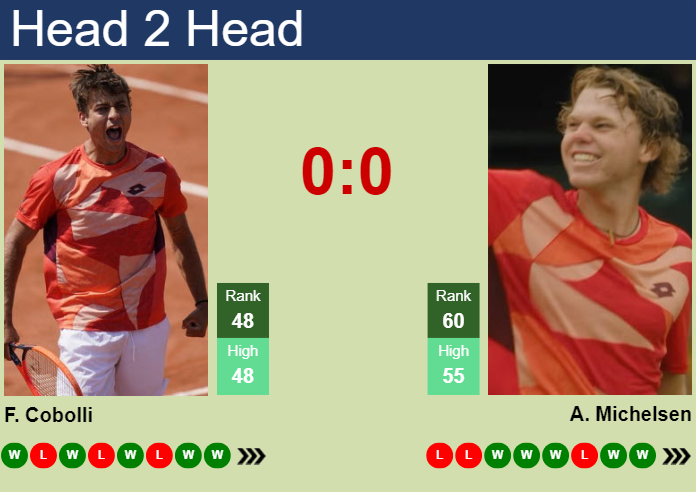 H2H, prediction of Flavio Cobolli vs Alex Michelsen in Washington with odds, preview, pick | 2nd August 2024