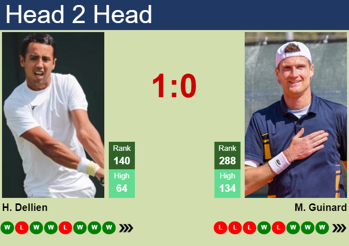 H2H, prediction of Hugo Dellien vs Manuel Guinard in Liberec Challenger with odds, preview, pick | 3rd August 2024