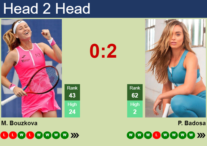 H2H, prediction of Marie Bouzkova vs Paula Badosa Gibert in Washington with odds, preview, pick | 4th August 2024