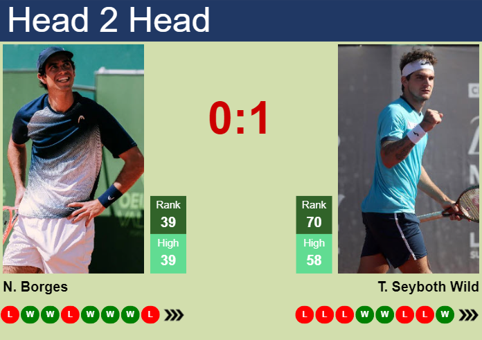 H2H, prediction of Nuno Borges vs Thiago Seyboth Wild in Winston-Salem with odds, preview, pick | 20th August 2024