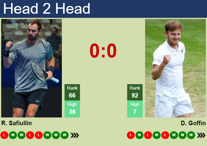 H2H, prediction of Roman Safiullin vs David Goffin in Cary Challenger with odds, preview, pick | 16th August 2024