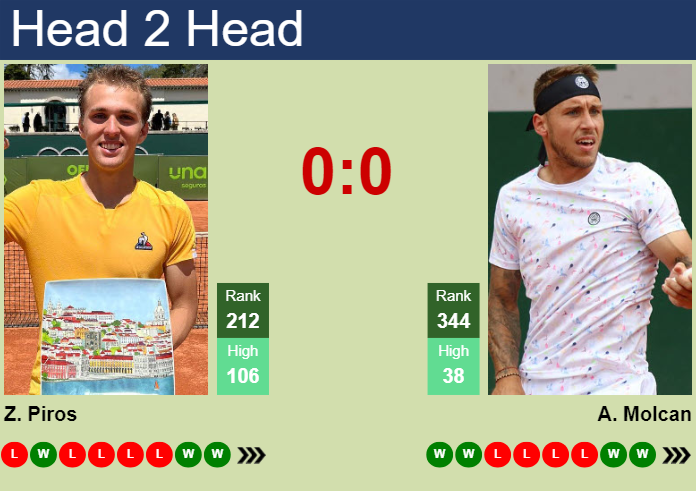 H2H, prediction of Zsombor Piros vs Alex Molcan in Como Challenger with odds, preview, pick | 30th August 2024