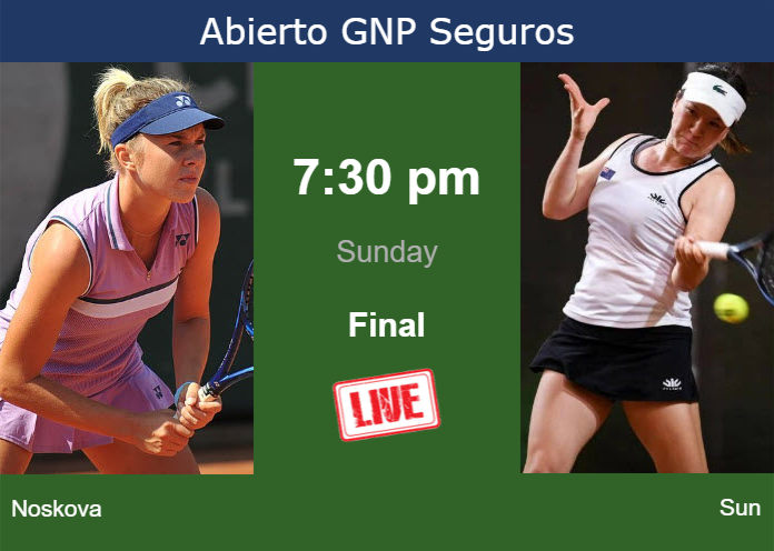 Saturday Live Streaming Linda Noskova Vs Lulu Sun Saturday Live Streaming Linda Noskova vs Lulu Sun