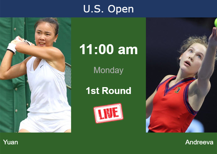 Saturday Live Streaming Yue Yuan vs Erika Andreeva