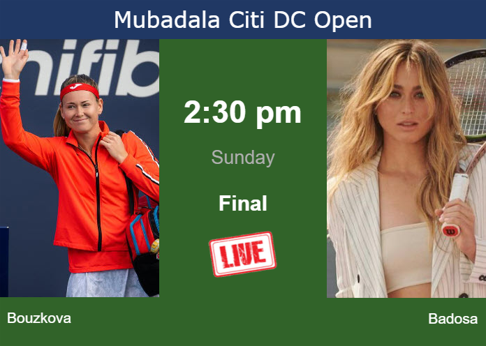 Sunday Live Streaming Marie Bouzkova Vs Paula Badosa Gibert Sunday Live Streaming Marie Bouzkova vs Paula Badosa Gibert