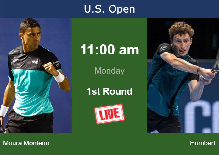 Sunday Live Streaming Thiago Moura Monteiro vs Ugo Humbert