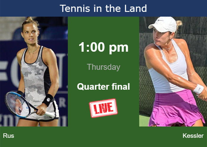 Thursday Live Streaming Arantxa Rus Vs Mccartney Kessler Thursday Live Streaming Arantxa Rus vs Mccartney Kessler