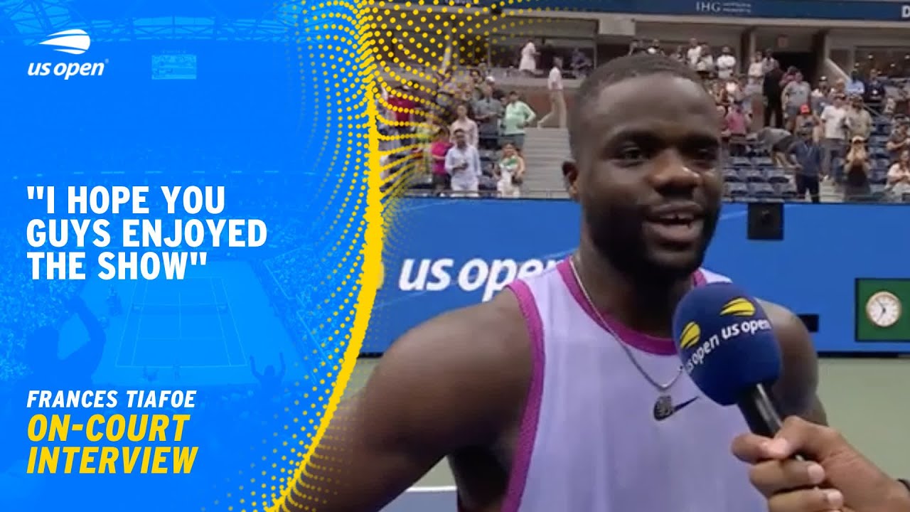 Tiafoe congratulates Shelton after their US Open match Tennis Tonic