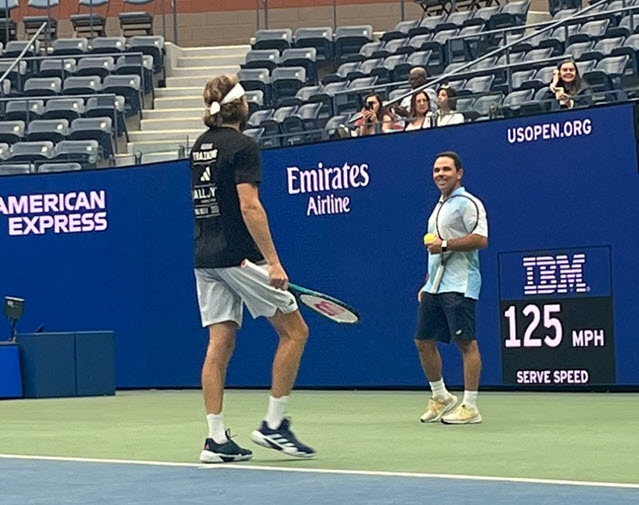 Tsitsipas Reported Having Greek Davis Cup Captain Dimitris Hatzinikolaou As New Coach At The Us Open Tsitsipas Reported Having Greek Davis Cup Captain Dimitris Hatzinikolaou As New Coach At The Us Open