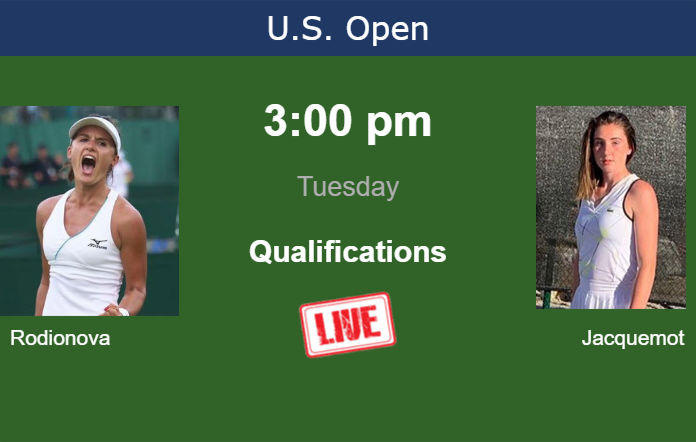 Tuesday Live Streaming Arina Rodionova Vs Elsa Jacquemot Tuesday Live Streaming Arina Rodionova vs Elsa Jacquemot