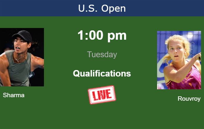 Tuesday Live Streaming Astra Sharma vs Margaux Rouvroy