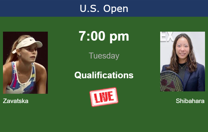 How to watch Zavatska vs. Shibahara on live streaming at the U.S. Open on Tuesday