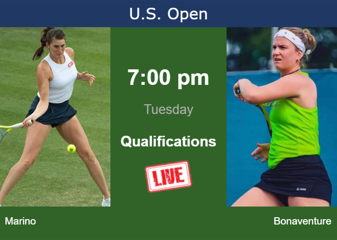 How to watch Marino vs. Bonaventure on live streaming at the U.S. Open on Tuesday