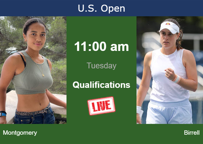 How to watch Montgomery vs. Birrell on live streaming at the U.S. Open on Tuesday