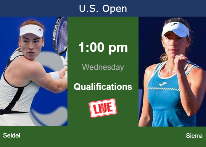 How to watch Seidel vs. Sierra on live streaming at the U.S. Open on Wednesday