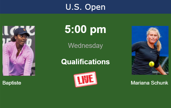 Wednesday Live Streaming Hailey Baptiste vs Nastasja Mariana Schunk