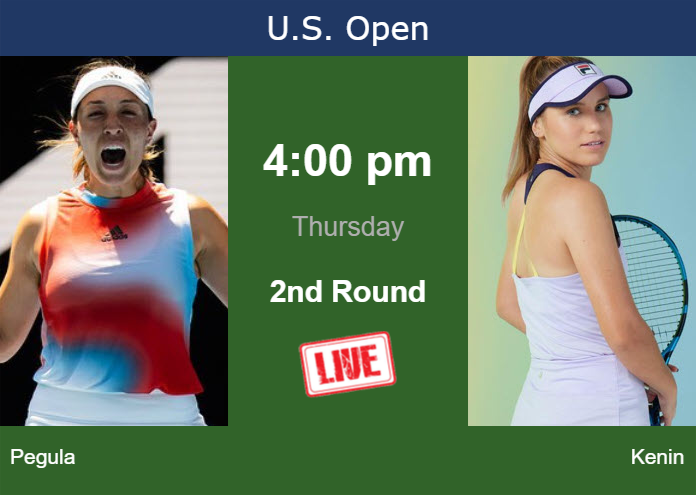 Wednesday Live Streaming Jessica Pegula vs Sofia Kenin