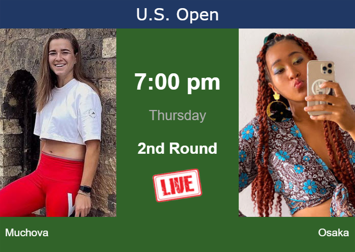 Wednesday Live Streaming Karolina Muchova vs Naomi Osaka