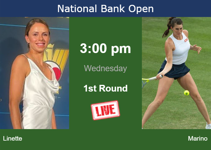 Wednesday Live Streaming Magda Linette vs Rebecca Marino