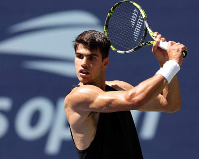 Alcaraz Plays At The Us Open