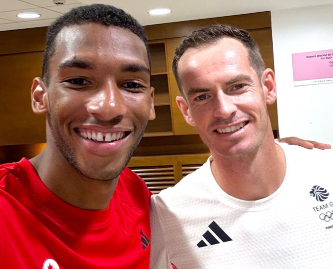 Felix Auger-Aliassime shares a lovely message for his friend Andy Murray after his retirement