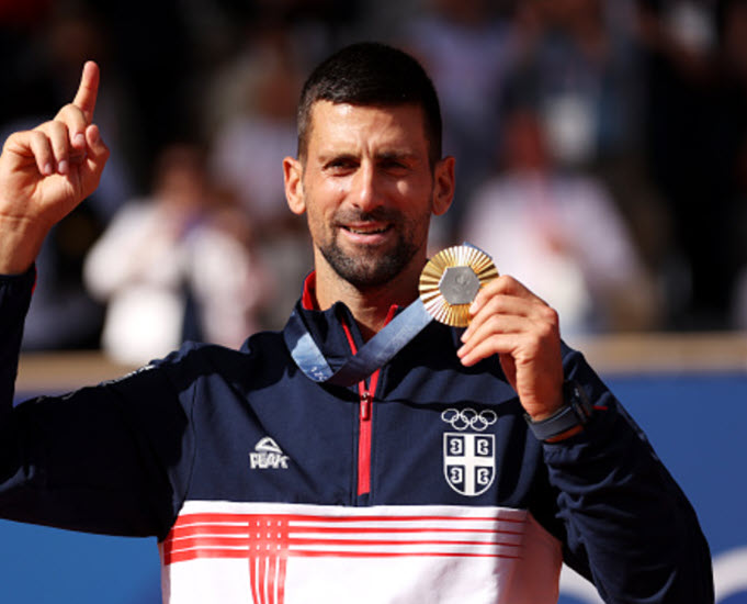 Djokovic Wins Gold Medal