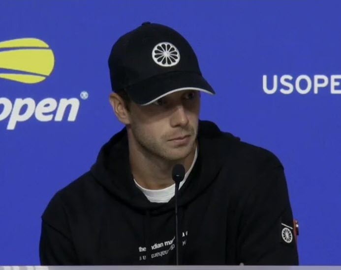 Van de Zandschulp talks thinking about retiring a few months ago before upsetting Alcaraz at the US Open