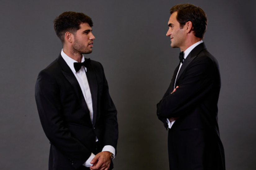 Carlos Alcaraz Fulfills Dream Of Meeting Roger Federer At Laver Cup Carlos Alcaraz Fulfills Dream Of Meeting Roger Federer At Laver Cup