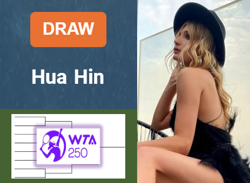 WTA HUA HIN DRAW, PRIZE MONEY. Yastremska, Siniakova, Wang, Linette are the leaders