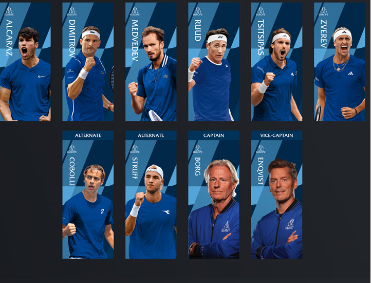 Why Team Europe should win the 2024 Laver Cup