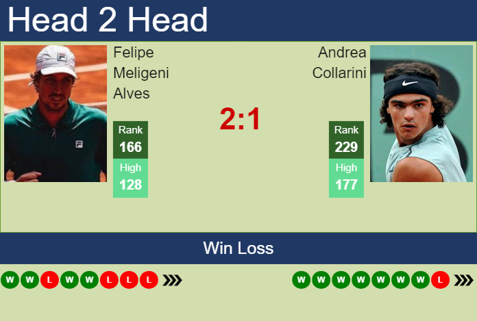 H2H, prediction of Felipe Meligeni Alves vs Andrea Collarini in Antofagasta Challenger with odds, preview, pick | 24th September 2024