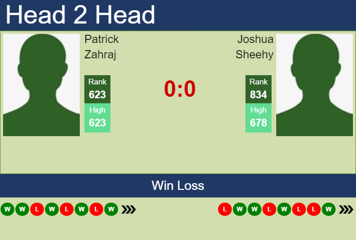 H2H, prediction of Patrick Zahraj vs Joshua Sheehy in Columbus Challenger with odds, preview, pick | 16th September 2024