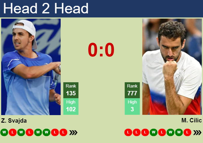 H2H, prediction of Zachary Svajda vs Marin Cilic in Hangzhou with odds, preview, pick | 18th September 2024