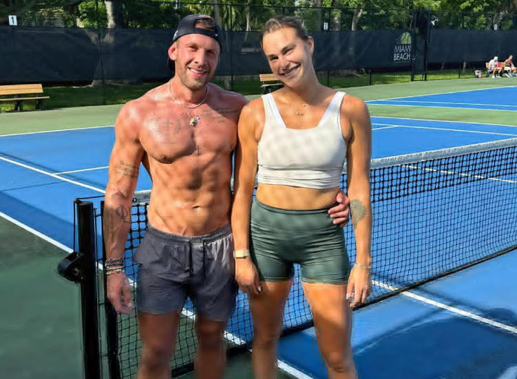 Sabalenka And Her New Boyfriend Georgios Frangulis