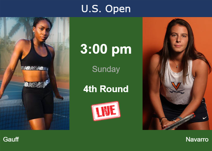 Sunday Live Streaming Cori Gauff vs Emma Navarro