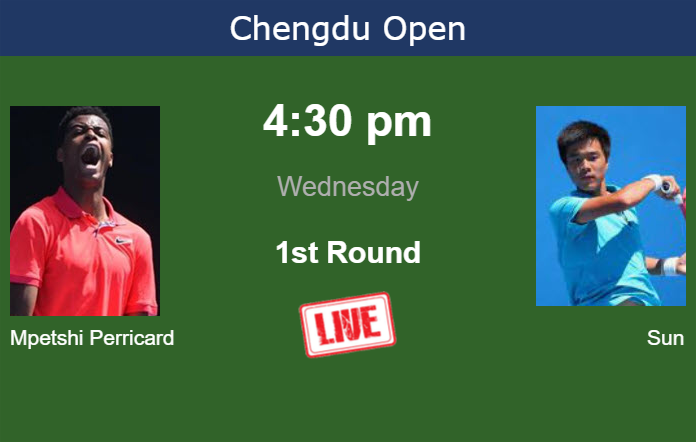 How to watch Mpetshi Perricard vs. Sun on live streaming in Chengdu on Wednesday