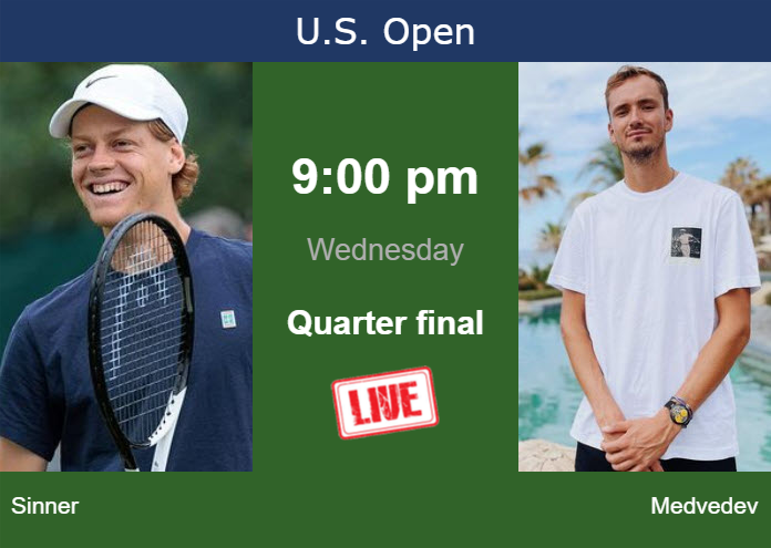 Tuesday Live Streaming Jannik Sinner Vs Daniil Medvedev Tuesday Live Streaming Jannik Sinner vs Daniil Medvedev