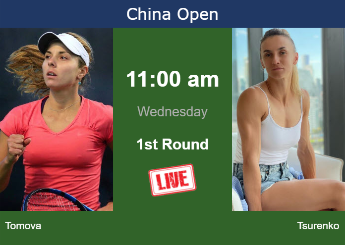 How to watch Tomova vs. Tsurenko on live streaming in Beijing on Wednesday