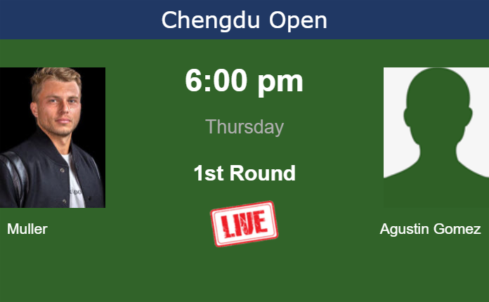 How to watch Muller vs. Agustin Gomez on live streaming in Chengdu on Thursday