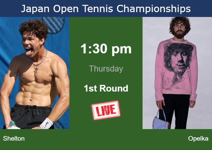 Wednesday Live Streaming Ben Shelton Vs Reilly Opelka Wednesday Live Streaming Ben Shelton vs Reilly Opelka