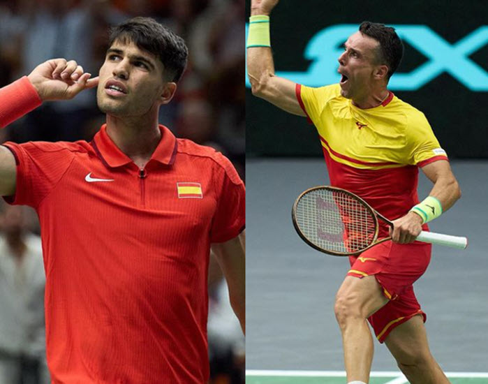 Alcaraz and Bautista Agut secure spot for Spain in Davis Cup final round