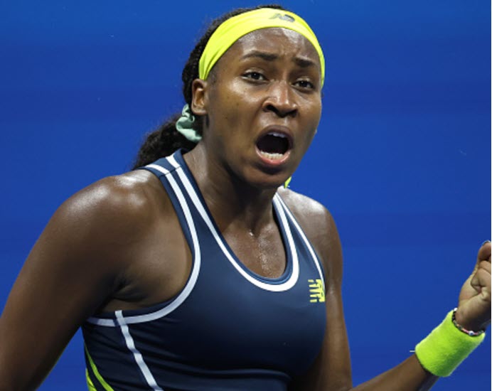 Gauff Pumped Up At The Us Open Gauff Pumped Up At The Us Open