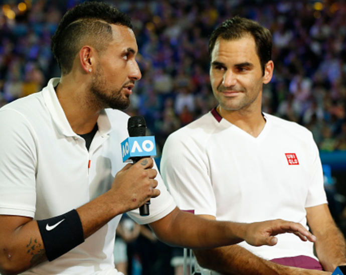 Kyrgios And Federer