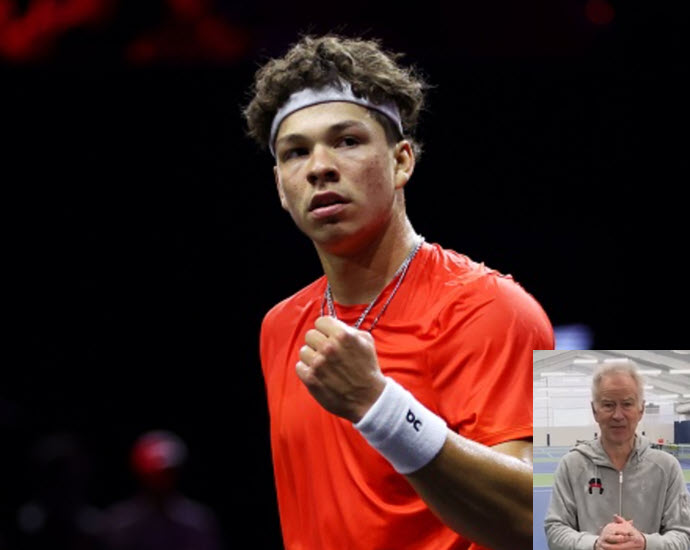 McEnroe predicts that Ben Shelton will make a breakthrough for American tennis in the future Shelton At Laver Cup