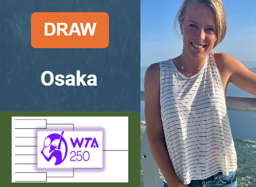 WTA  OSAKA DRAW, PRIZE MONEY. Frech, Annie Fernandez, Mertens, Bouzkova are the leaders