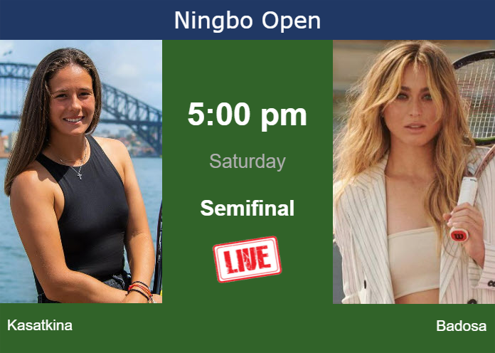 Friday Live Streaming Daria Kasatkina Vs Paula Badosa Friday Live Streaming Daria Kasatkina vs Paula Badosa