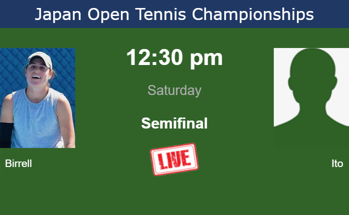 Friday Live Streaming Kimberly Birrell vs Aoi Ito