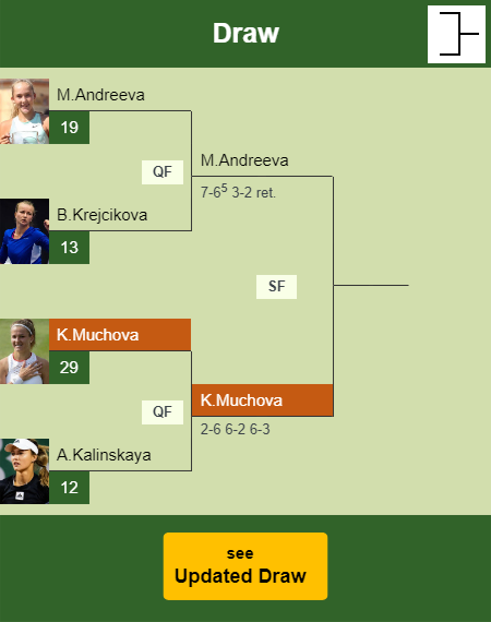 Karolina Muchova Draw info